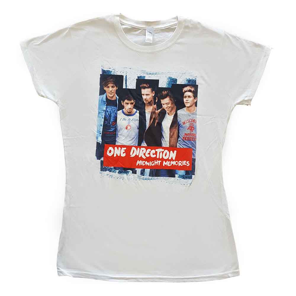 One Direction Midnight Memories Strips Womens T Shirt