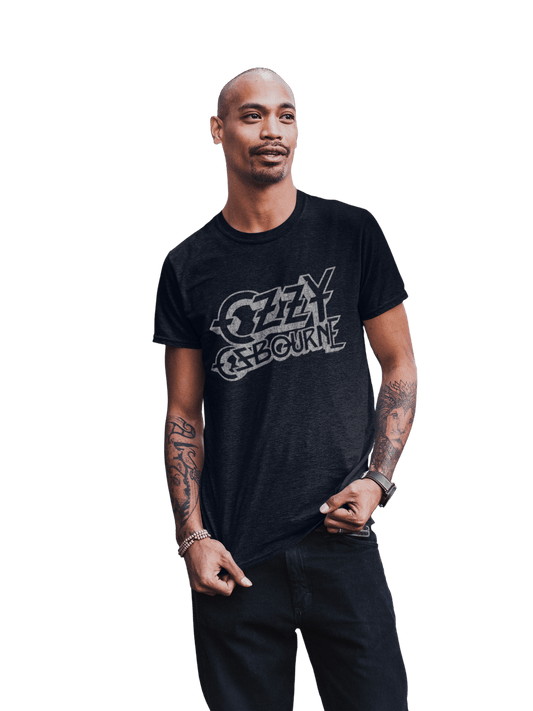 Ozzy Osbourne - Classic Logo T Shirt Black