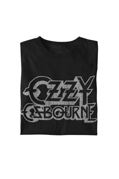 Ozzy Osbourne - Classic Logo T Shirt Black