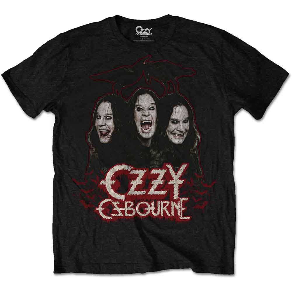 Ozzy Osbourne Crows & Bars Mens T Shirt