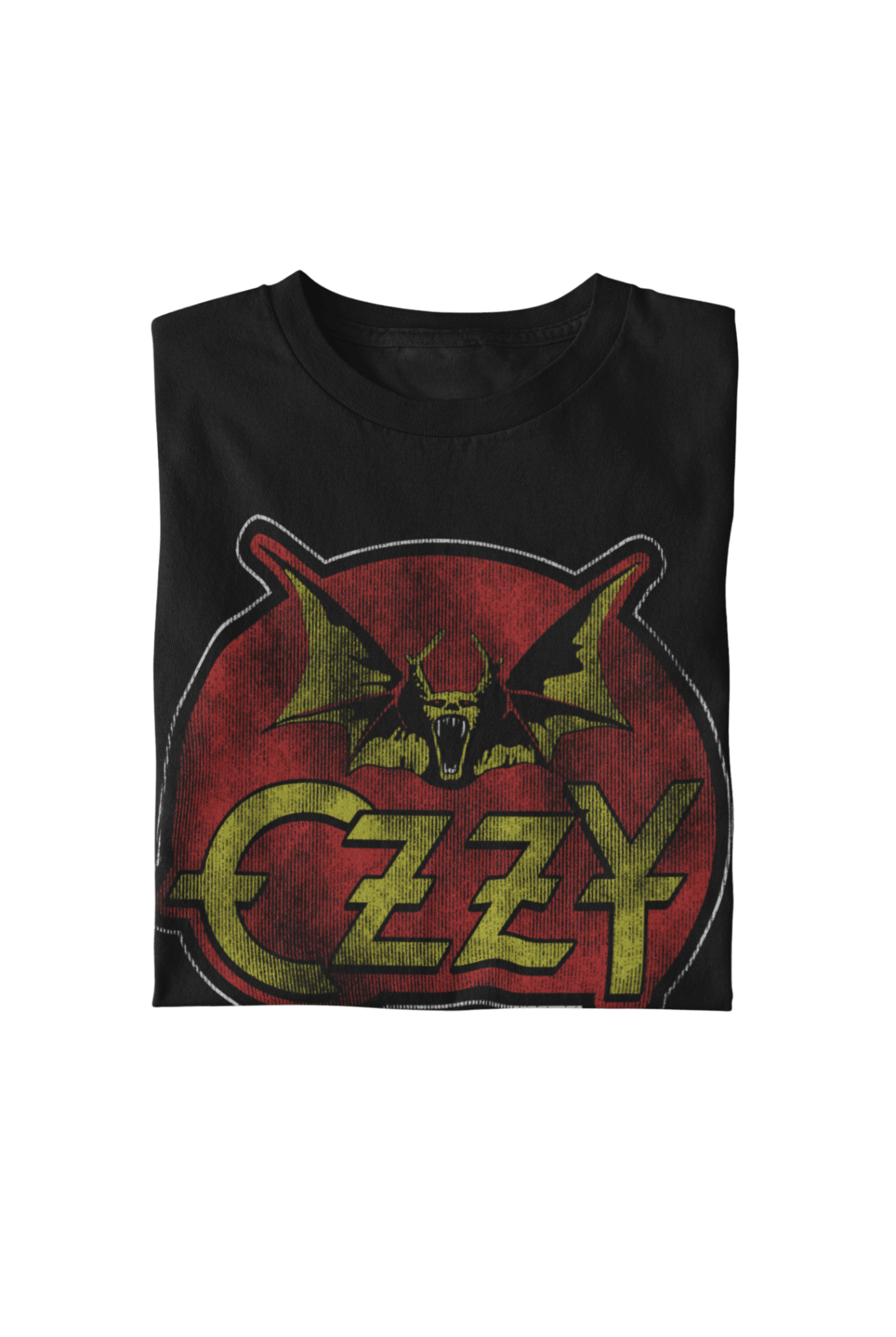 Ozzy Osbourne - Flaming Bat T Shirt
