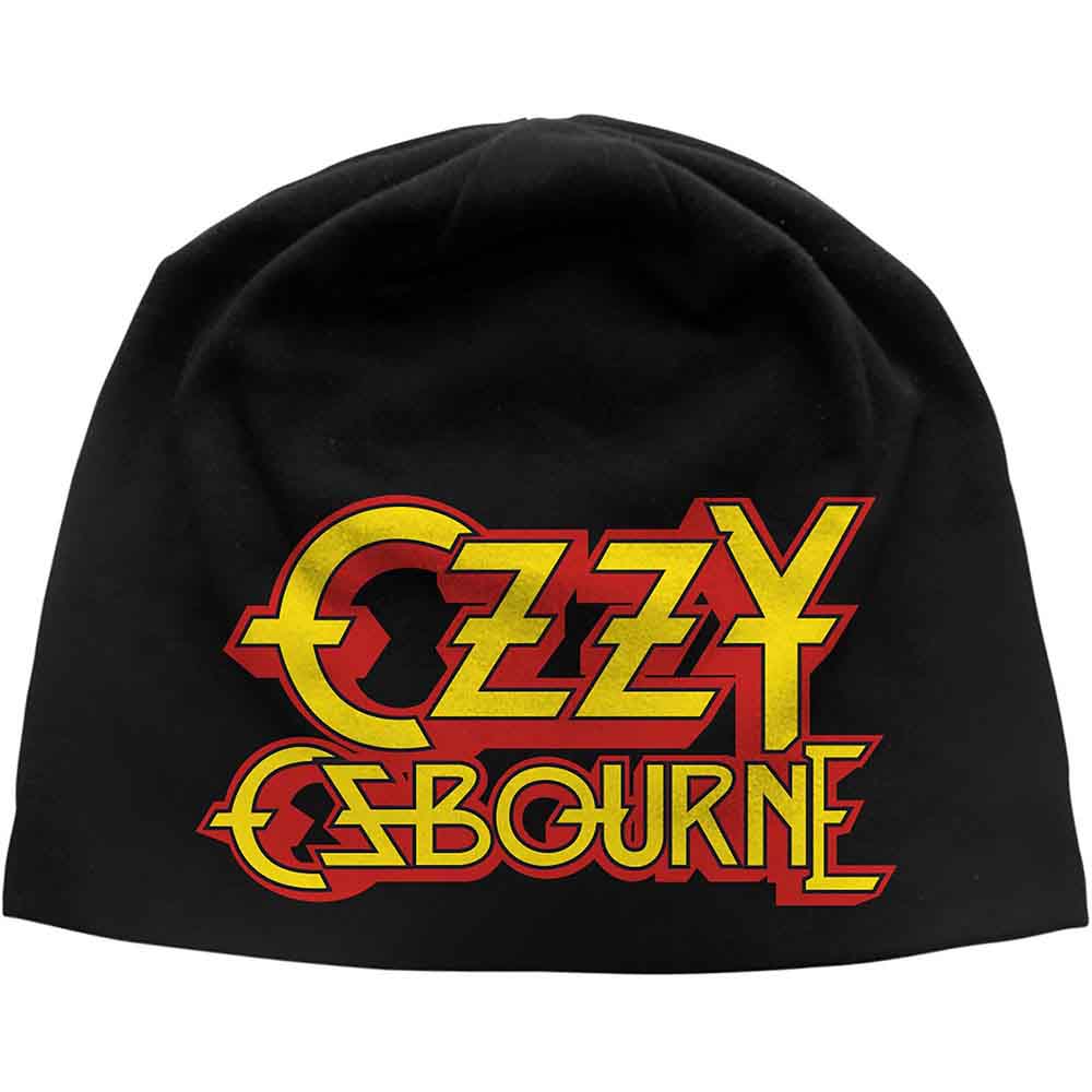 Ozzy Osbourne Logo Beanie Hat Black