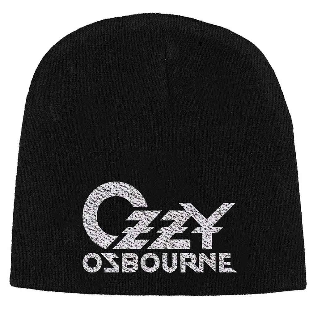 Ozzy Osbourne Logo Beanie Hat Black