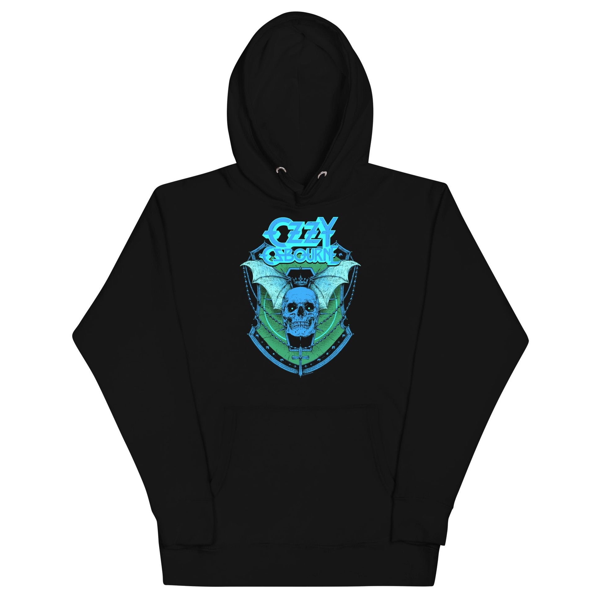 Ozzy Osbourne - Neon Blue Bat Classic Hoodie