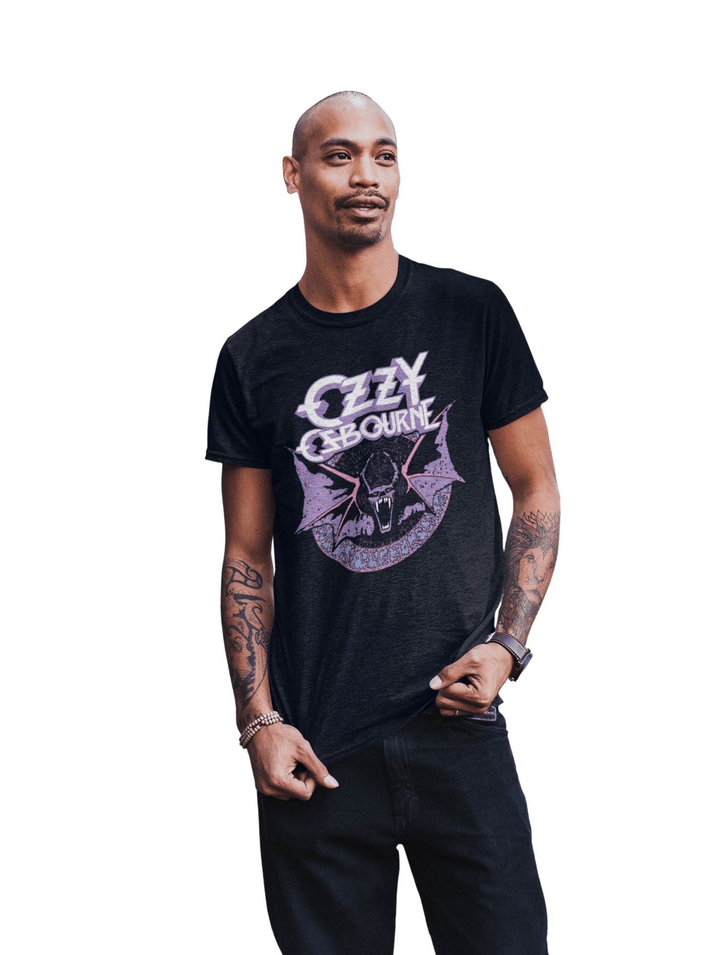 Ozzy Osbourne - Purple Bat T Shirt