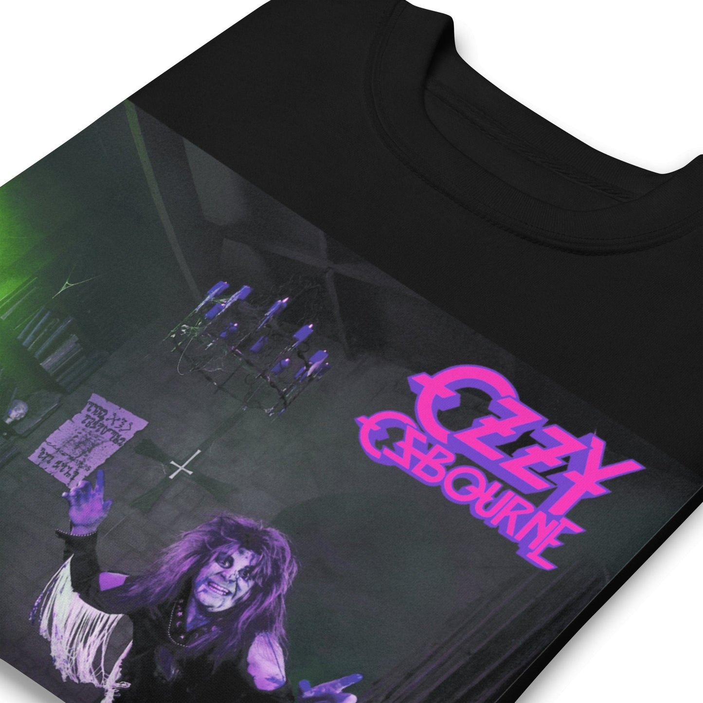 Ozzy Osbourne - Purple Diary Jumbo Print Crewneck Sweatshirt