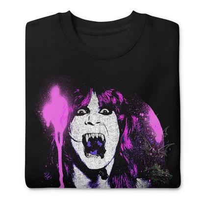 Ozzy Osbourne - Purple Screaming Jumbo Print Crewneck Sweatshirt