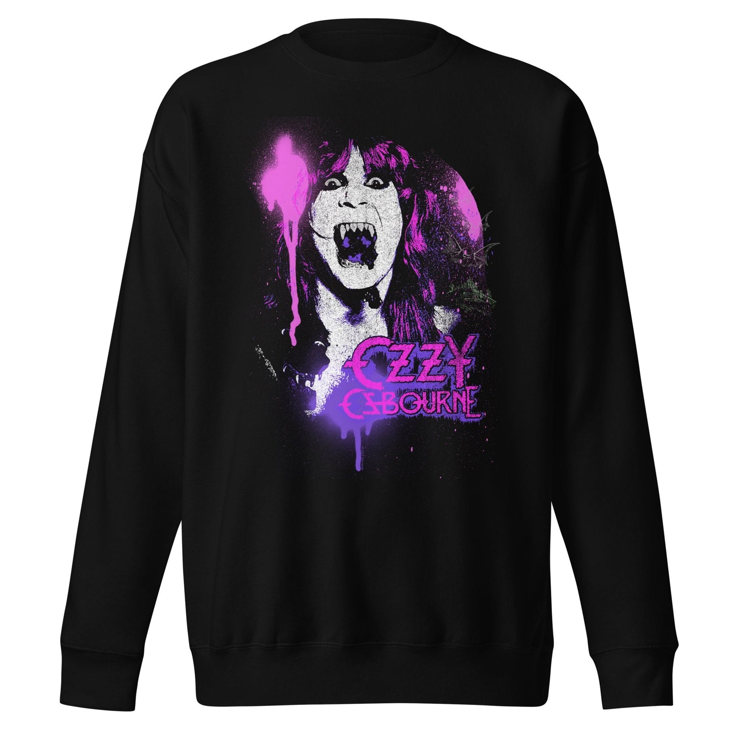 Ozzy Osbourne - Purple Screaming Jumbo Print Sweatshirt