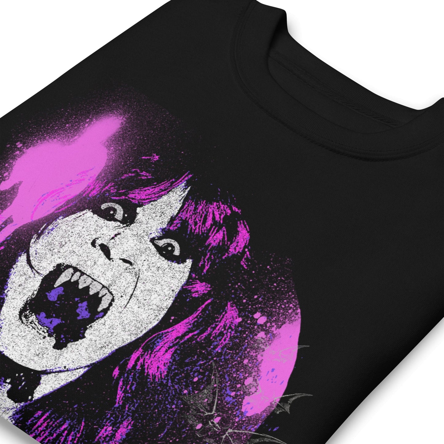 Ozzy Osbourne - Purple Screaming Jumbo Print Crewneck Sweatshirt