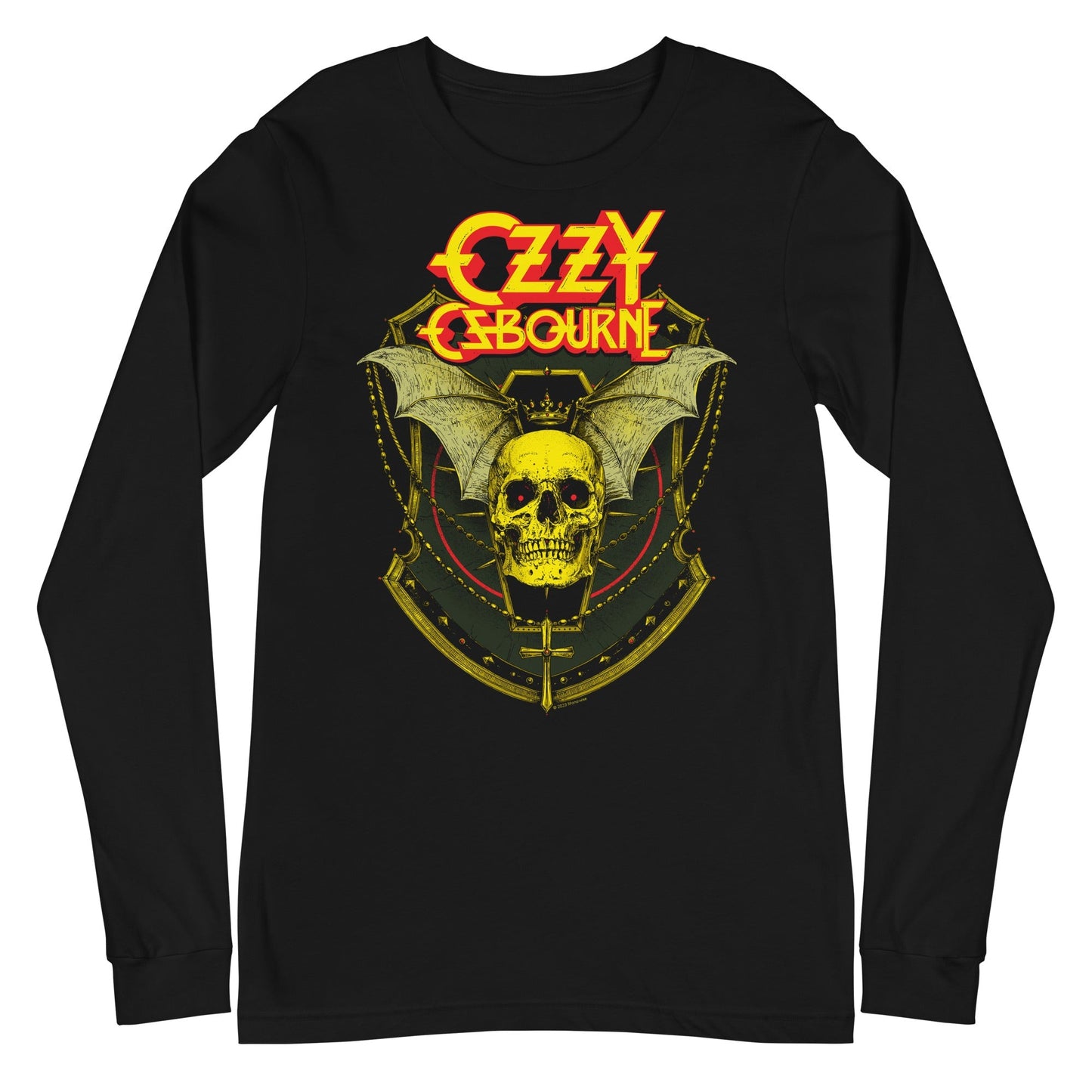 Ozzy Osbourne - Bat Skull Long Sleeve Shirt