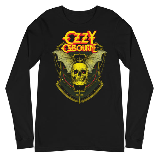 Ozzy Osbourne - Bat Skull Long Sleeve Shirt