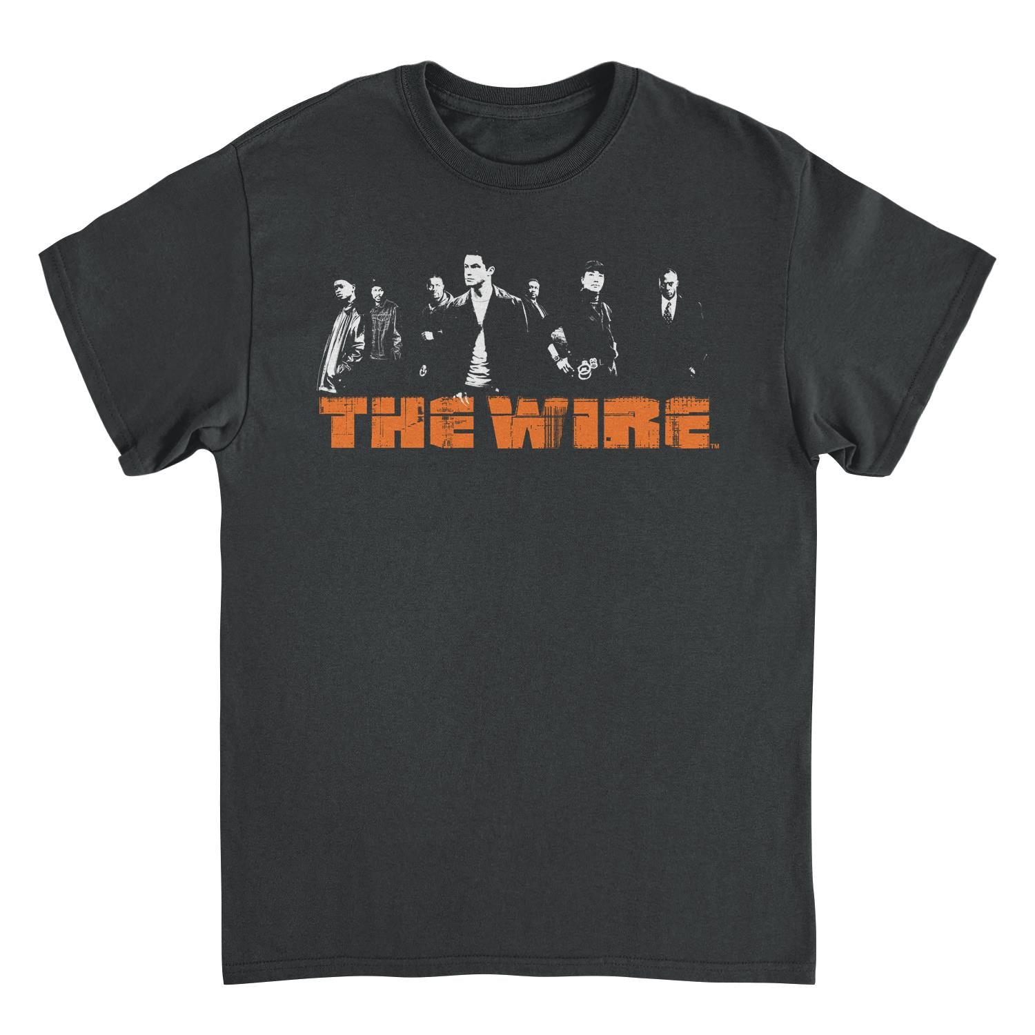 The Wire The Wire Cast Black Mens T Shirt
