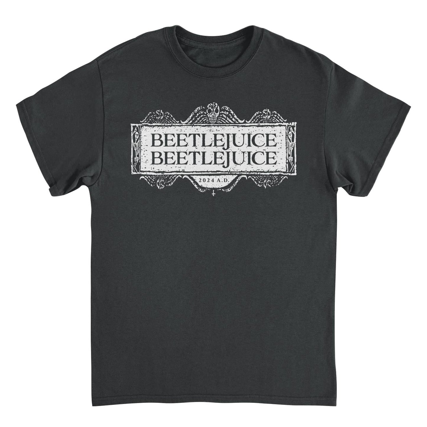 Beetlejuice Beetlejuice Beetlejuice Logo Mens T Shirt