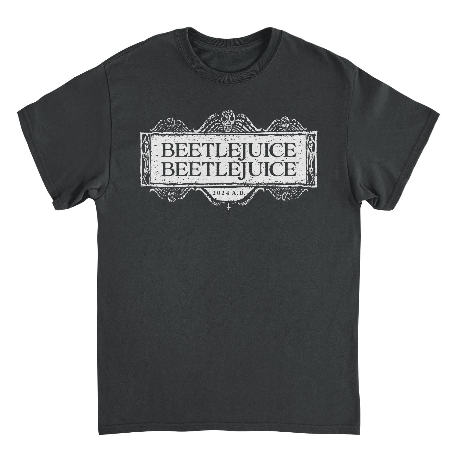 Beetlejuice Beetlejuice Beetlejuice Logo Mens T Shirt