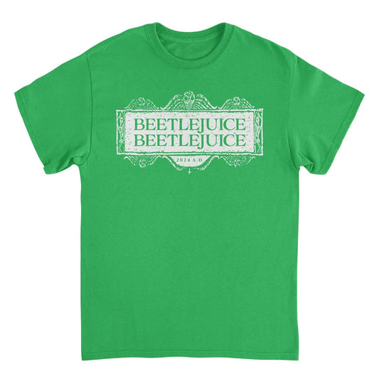 Beetlejuice Beetlejuice Beetlejuice Logo Mens T Shirt