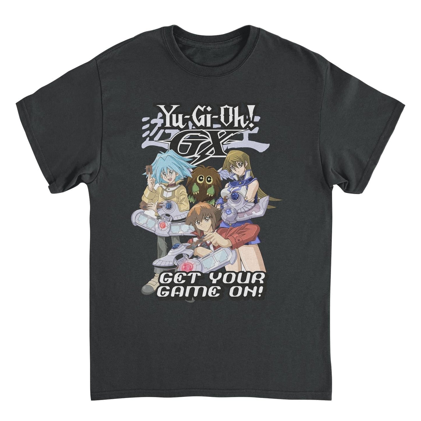 Yu-Gi-Oh GX Get Your Game On Black Mens T Shirt