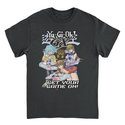 Yu-Gi-Oh GX Get Your Game On Black Mens T Shirt