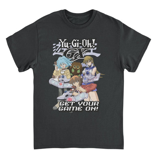 Yu-Gi-Oh GX Get Your Game On Black Mens T Shirt