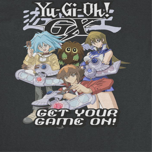 Yu-Gi-Oh GX Get Your Game On Mens T Shirt Black