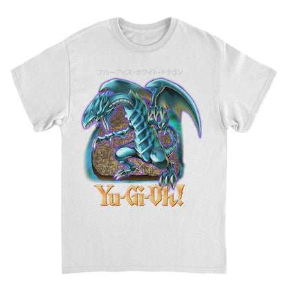 Yu-Gi-Oh Blue Eyes Dragon White Mens T Shirt