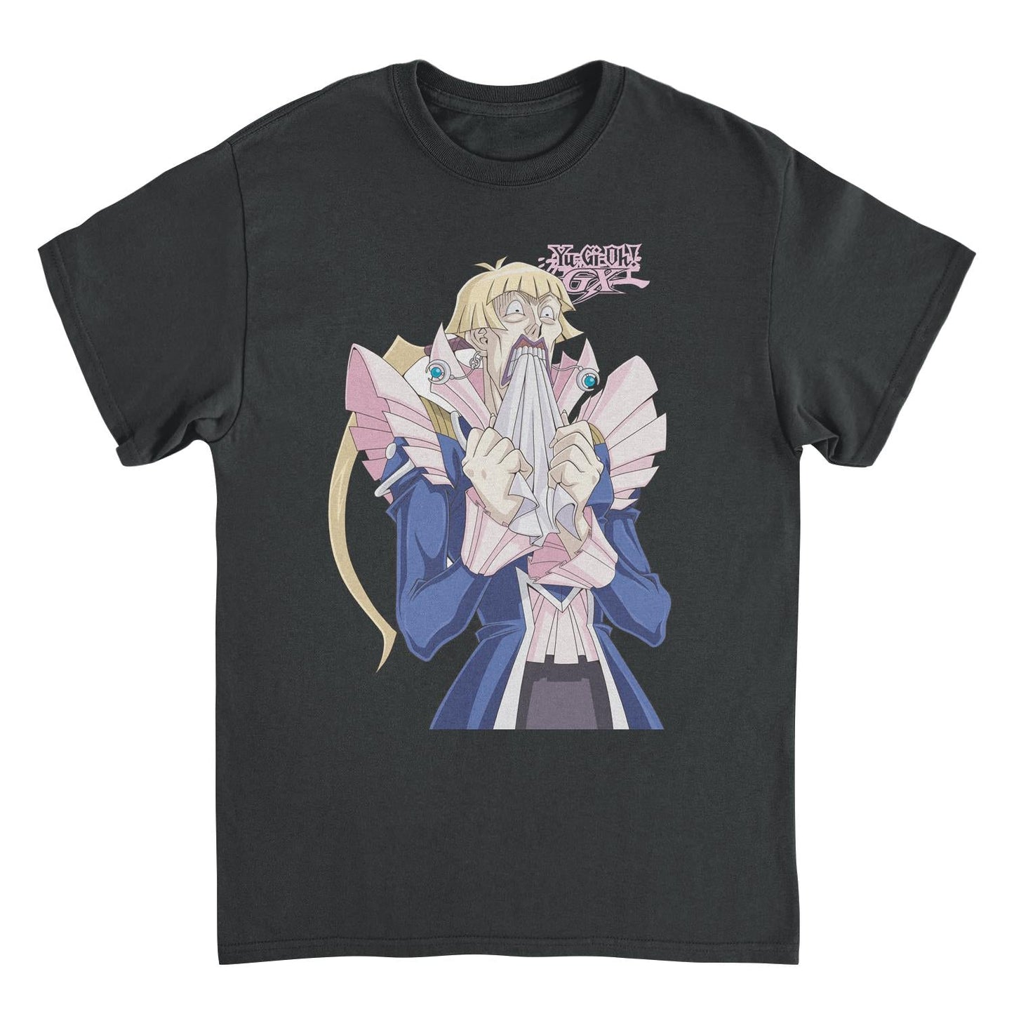 Yu-Gi-Oh GX Vellian Crowler Black Mens T Shirt