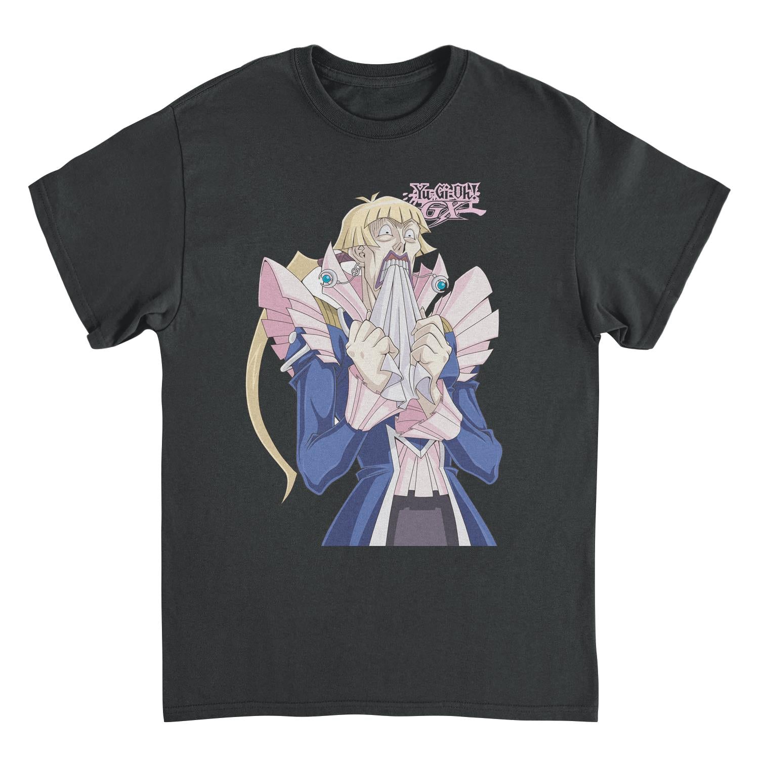 Yu-Gi-Oh GX Vellian Crowler Black Mens T Shirt