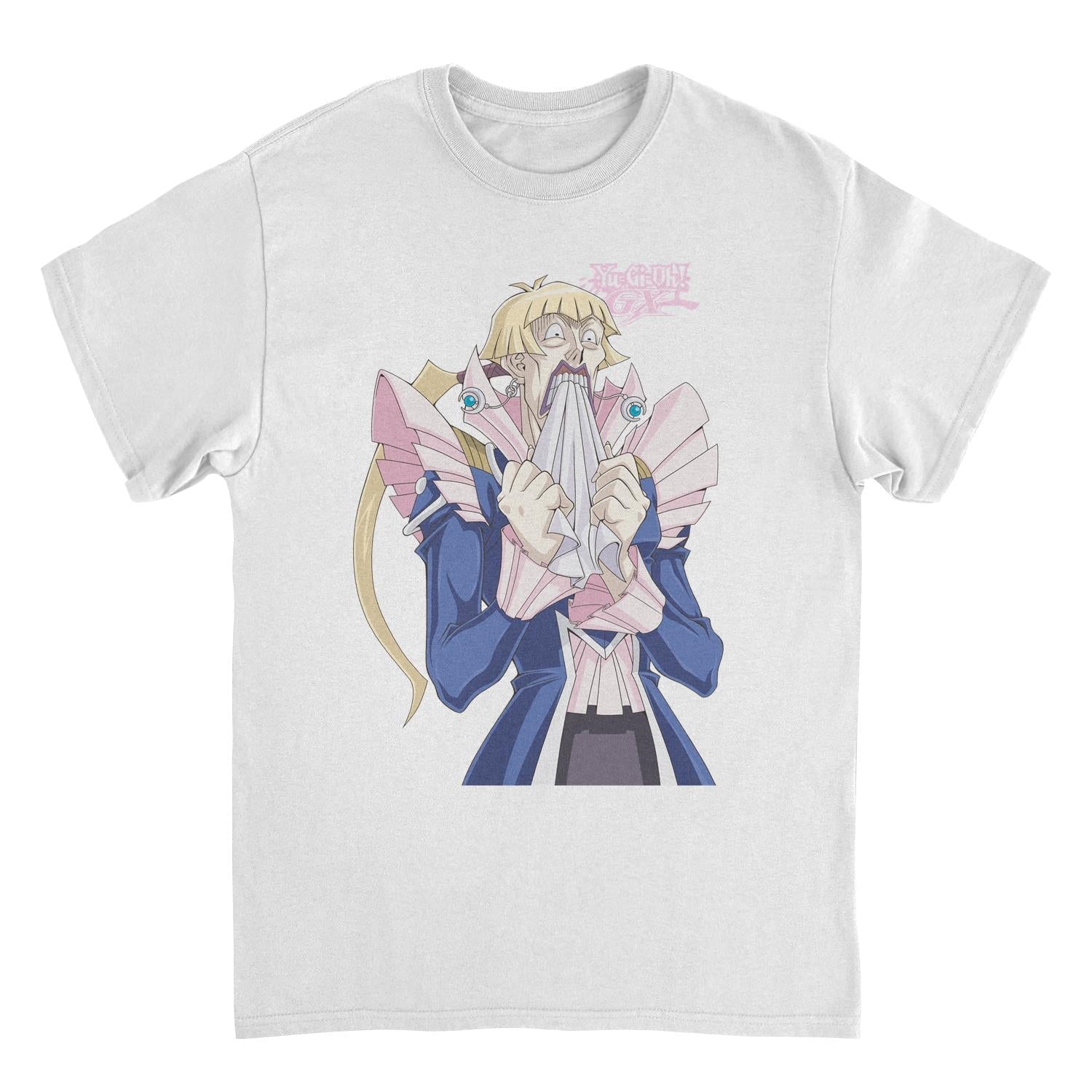 Yu-Gi-Oh GX Vellian Crowler White Mens T Shirt