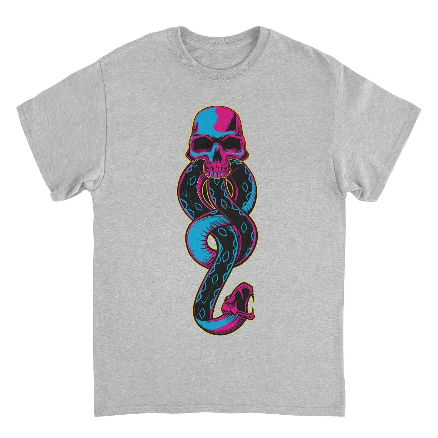 Harry Potter Voldemort Dark Mark Sport Grey Mens T Shirt