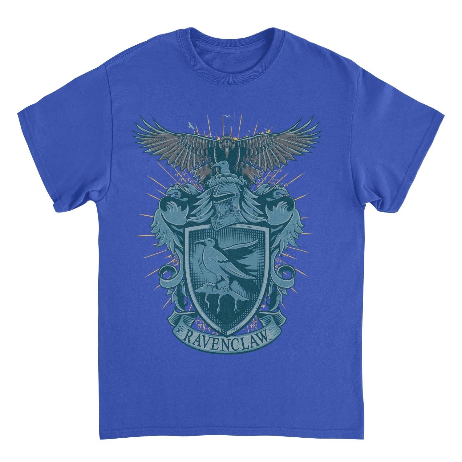 Harry Potter Ravenclaw Mascot Emblem Royal Mens T Shirt