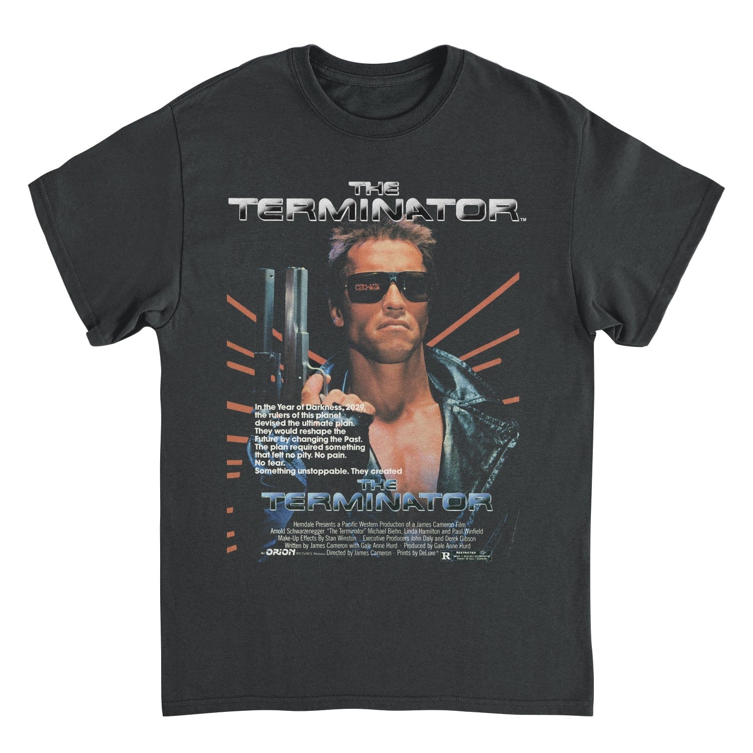 Terminator Realistic Terminator Mens T Shirt Black