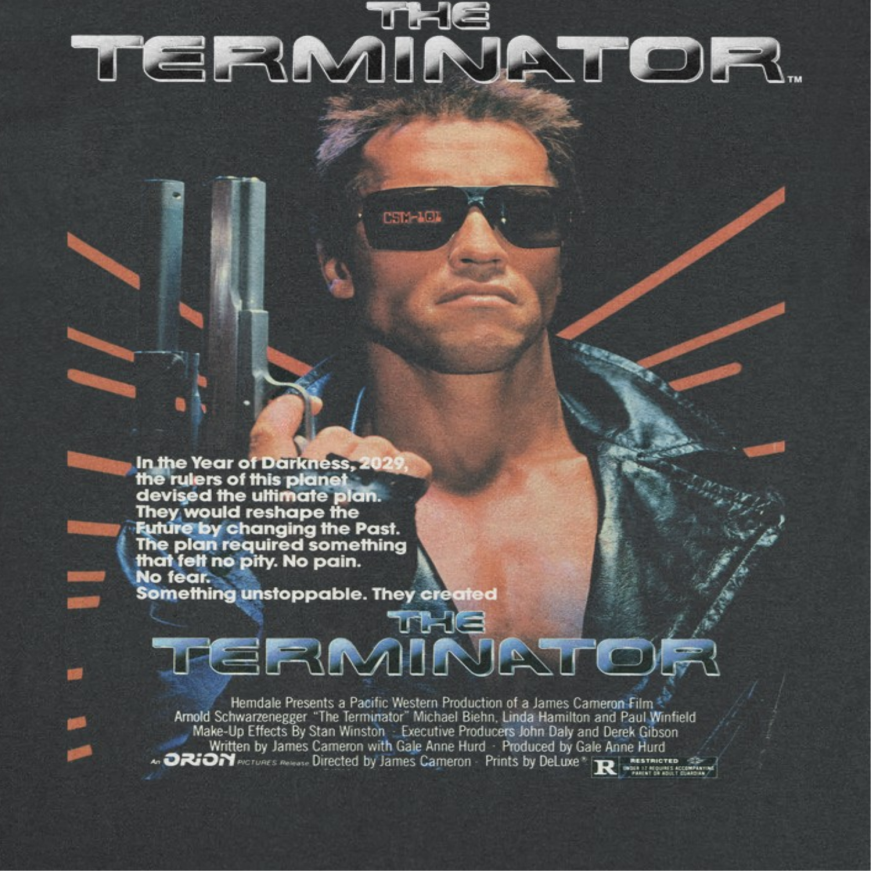 Terminator Realistic Terminator Mens T Shirt Black