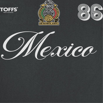 Toffs Retro Soccer Futbol Mexico Mens T Shirt Black