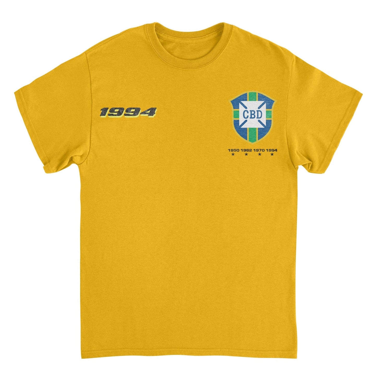 Toffs Retro Soccer Futbol CBD Toffs Mens T Shirt Gold