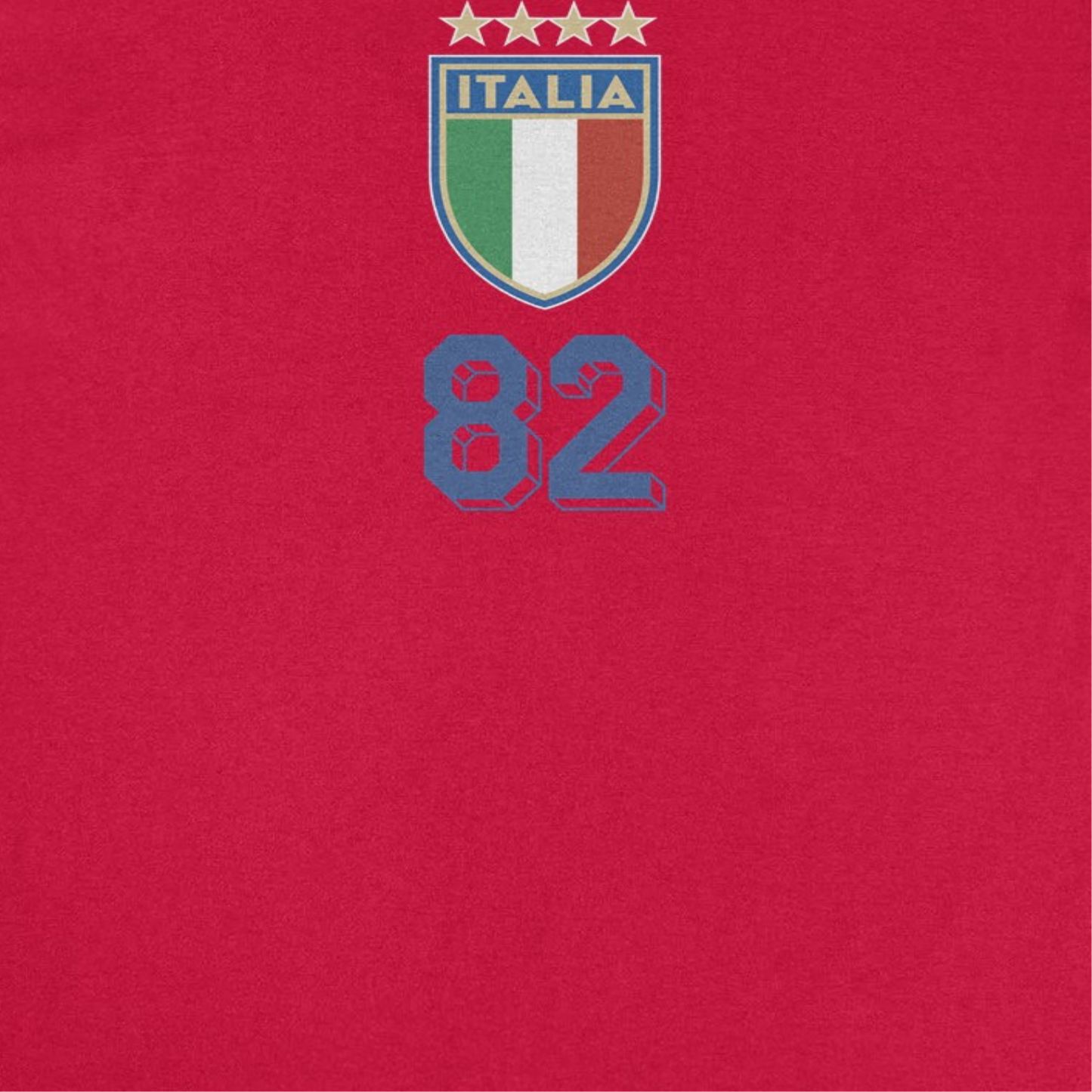 Toffs Retro Soccer Futbol Italia Logo Mens T Shirt Red