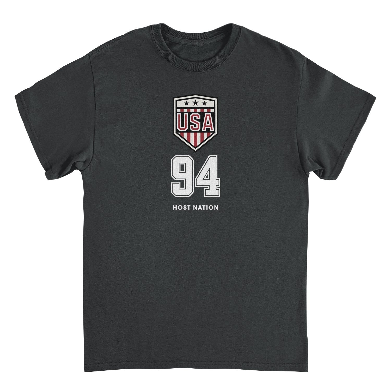Toffs Retro Soccer Futbol USA Logo Mens T Shirt Black