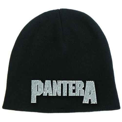 Pantera Logo Beanie Hat Black