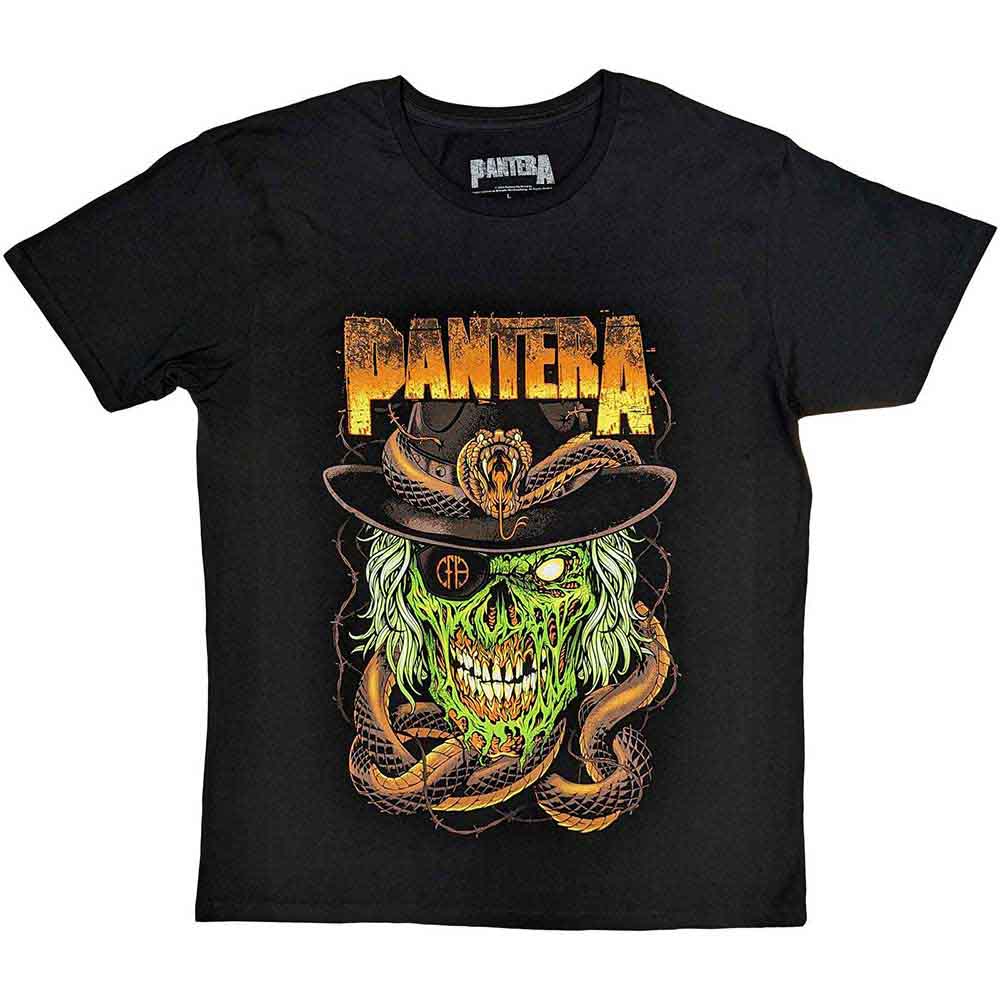 Pantera Snake & Skull Mens T Shirt