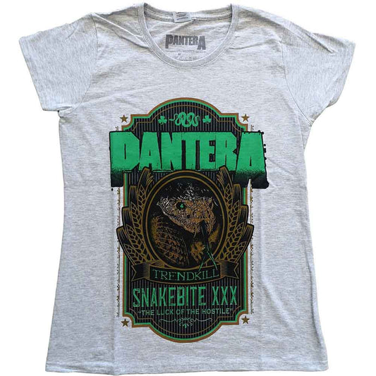 Pantera Snakebite XXX Label Womens T Shirt