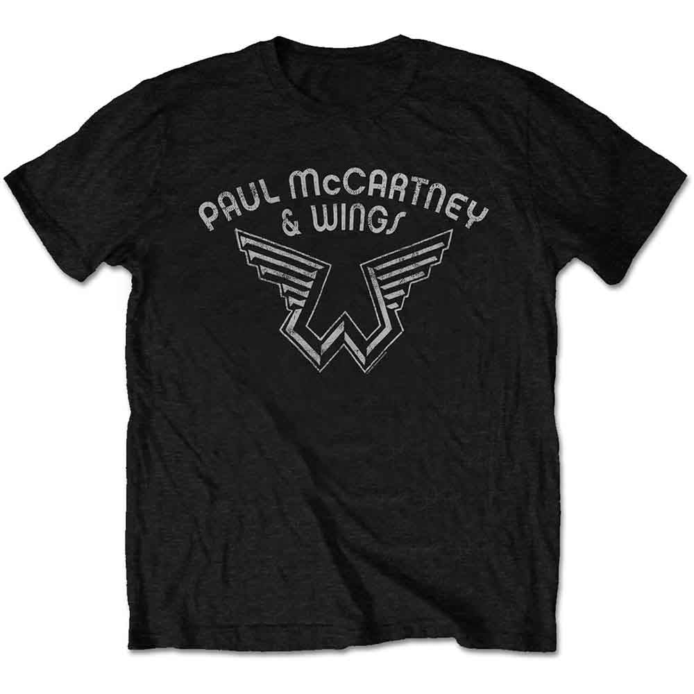 Paul McCartney Wings Logo Mens T Shirt