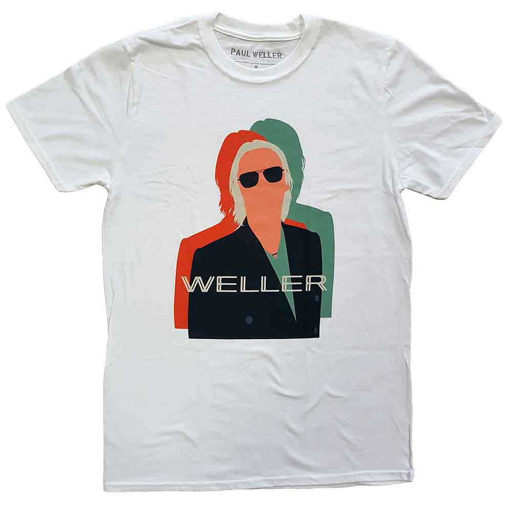 Paul Weller Illustration Offset Mens T Shirt