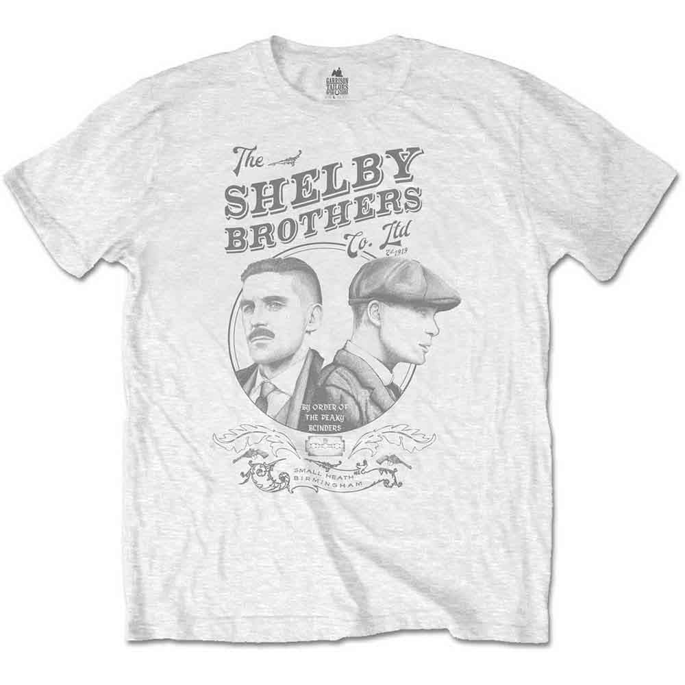 Peaky Blinders Shelby Brothers Circle Faces Mens T Shirt