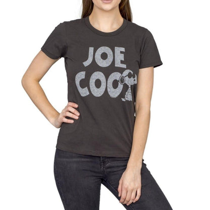 Peanuts Joe Cool Snoopy Juniors T Shirt