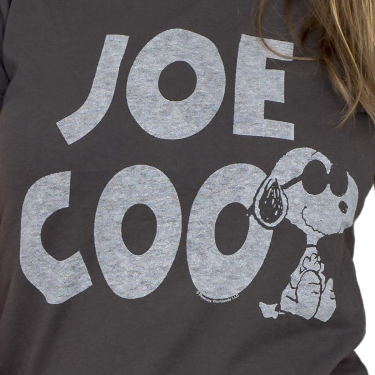 Peanuts Joe Cool Snoopy Juniors T Shirt