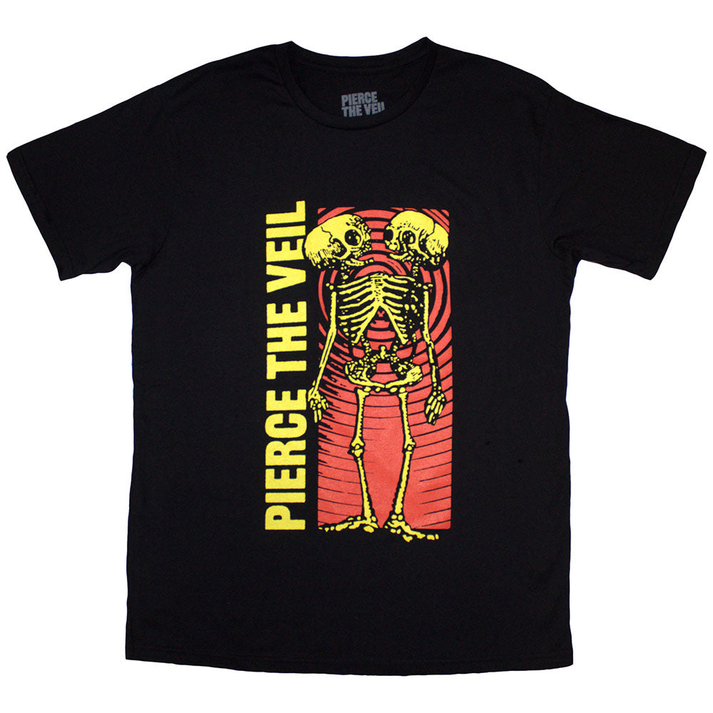 Pierce The Veil Wavy Skeleton Mens T Shirt