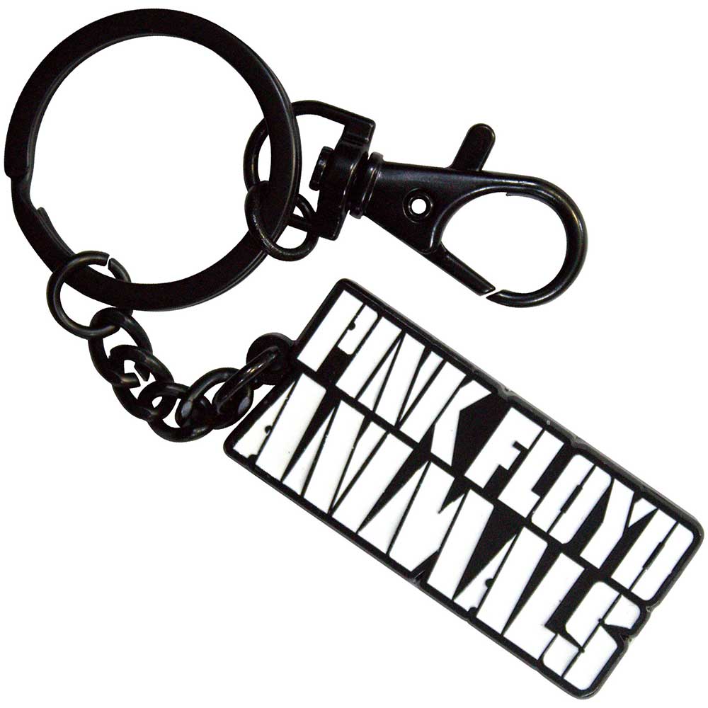 Pink Floyd Animals Mono Text Logo Keychain