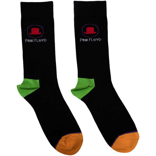 Pink Floyd Bowler Hat Socks Black