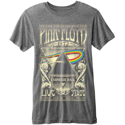 Pink Floyd Carnegie Hall 1972 Mens T Shirt