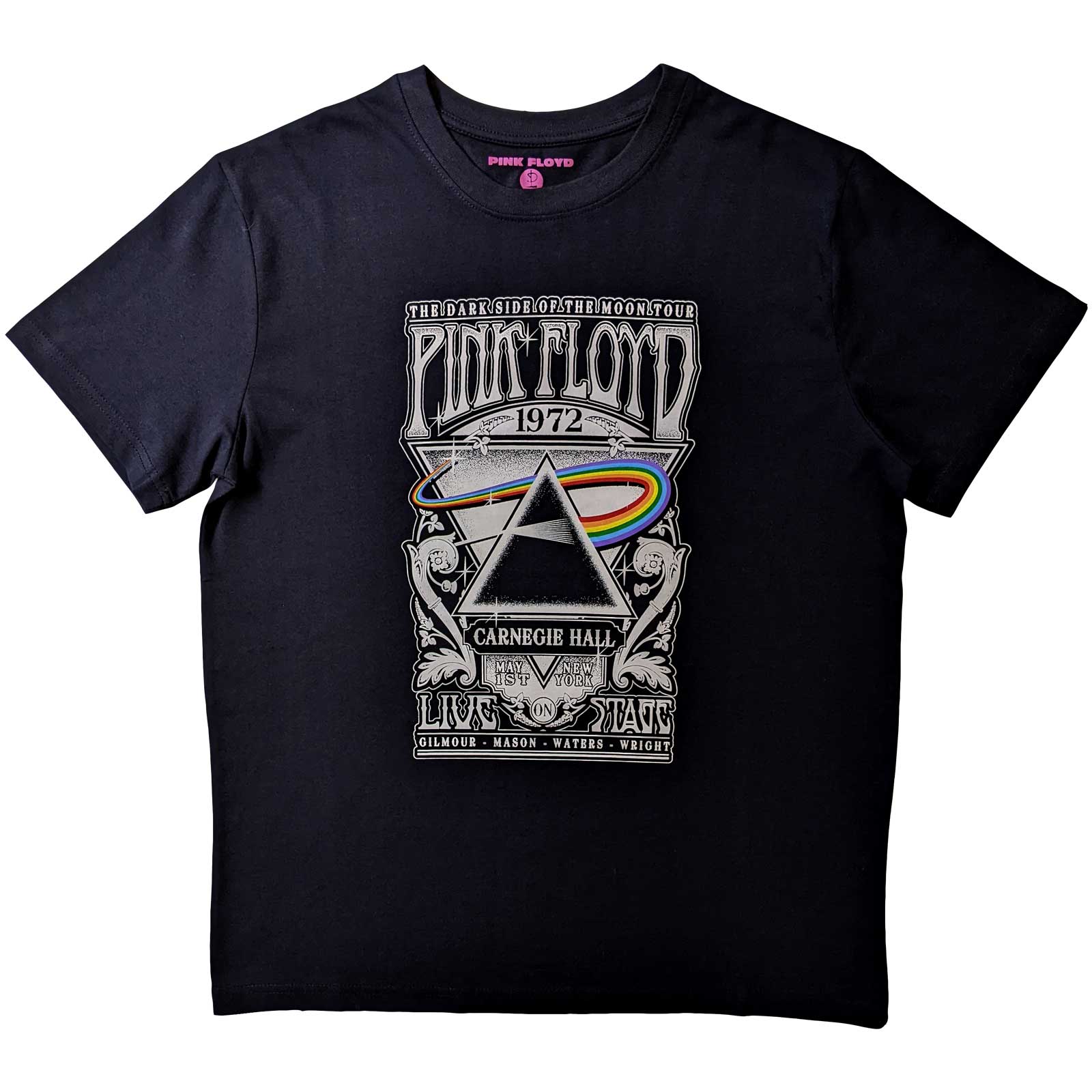 Pink Floyd Carnegie Hall Poster Mens T Shirt