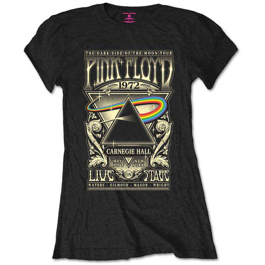 Pink Floyd Carnegie Hall Poster Womens T Shirt
