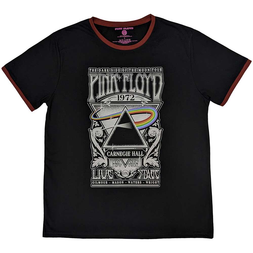 Pink Floyd Carnegie Hall Poster Mens T Shirt